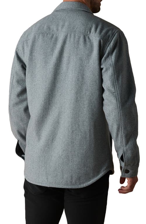 The Normal Brand Brisghtside Flannel Lined Workwear Jacket In Ash