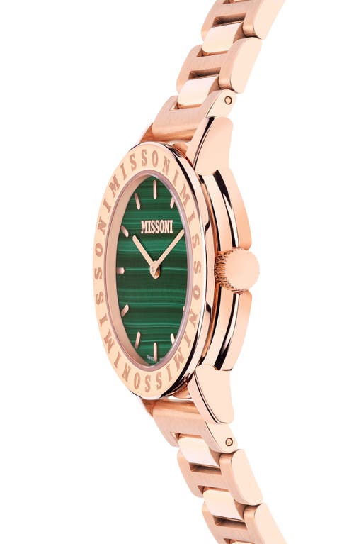Missoni M2 Lucky Stones Bracelet Watch, 34mm In Rosegold