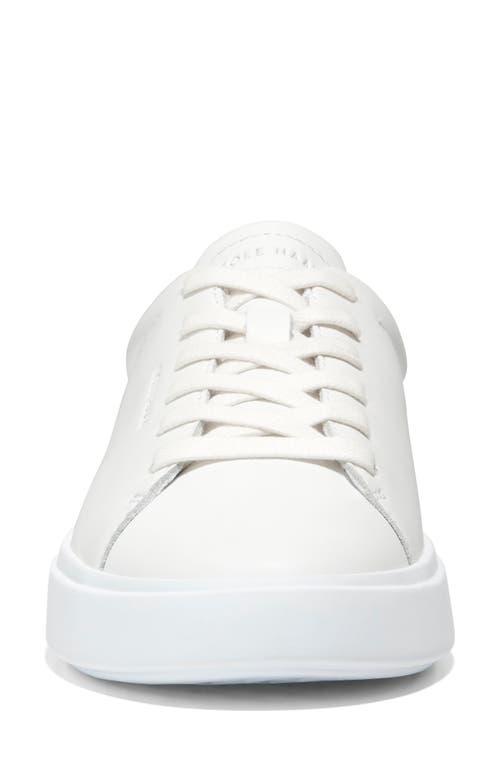 Shop Cole Haan Grandpro Crosscourt Traveler Sneaker In White/bluebell/white