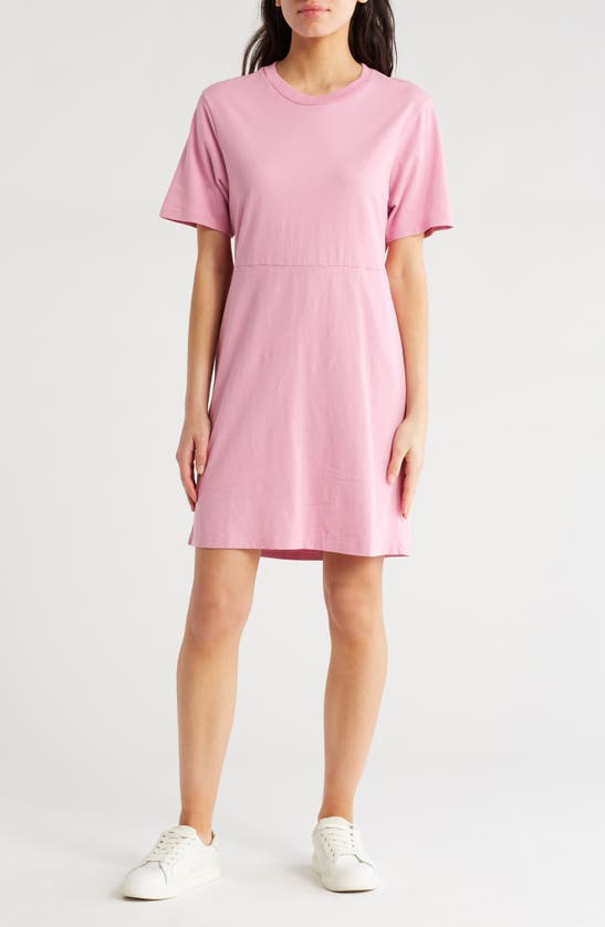 Melrose And Market T-shirt Dress In Pink Moonlite
