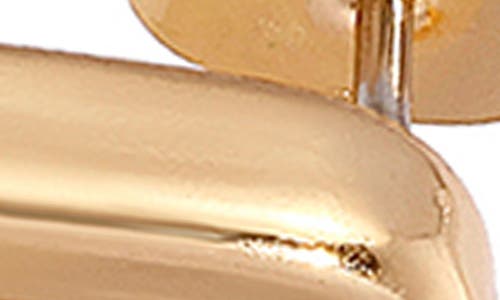 Ettika Imitation Pearl Linear Drop Earrings In Gold