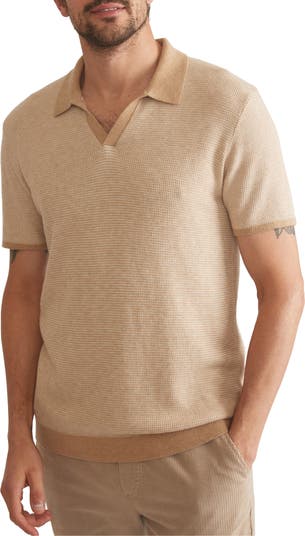 Ribbed Sweater Polo