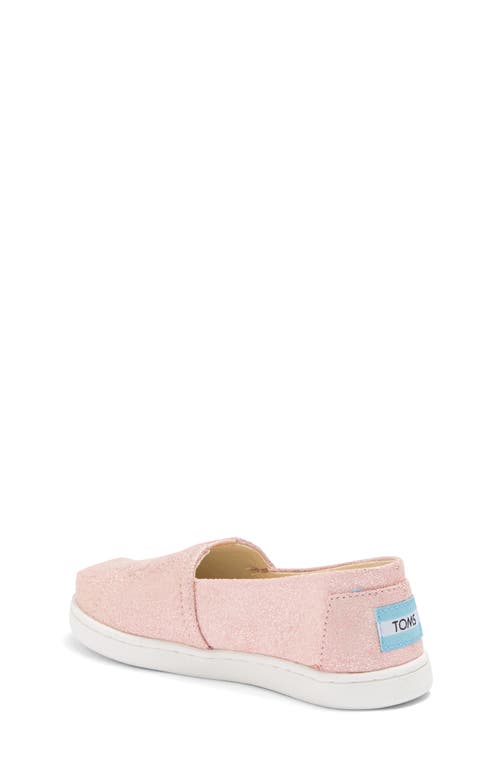 Toms Kids' Belmont Rose Crackle Foil Slip-on Sneaker In Belmont Rose Gold