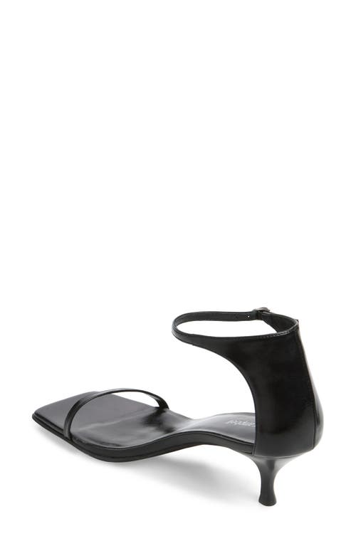 Shop Jeffrey Campbell Celina Kitten Heel Ankle Strap Sandal In Black