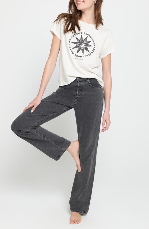 Shop Spiritual Gangster Yin Yang Star Lila Graphic T-shirt In Birch