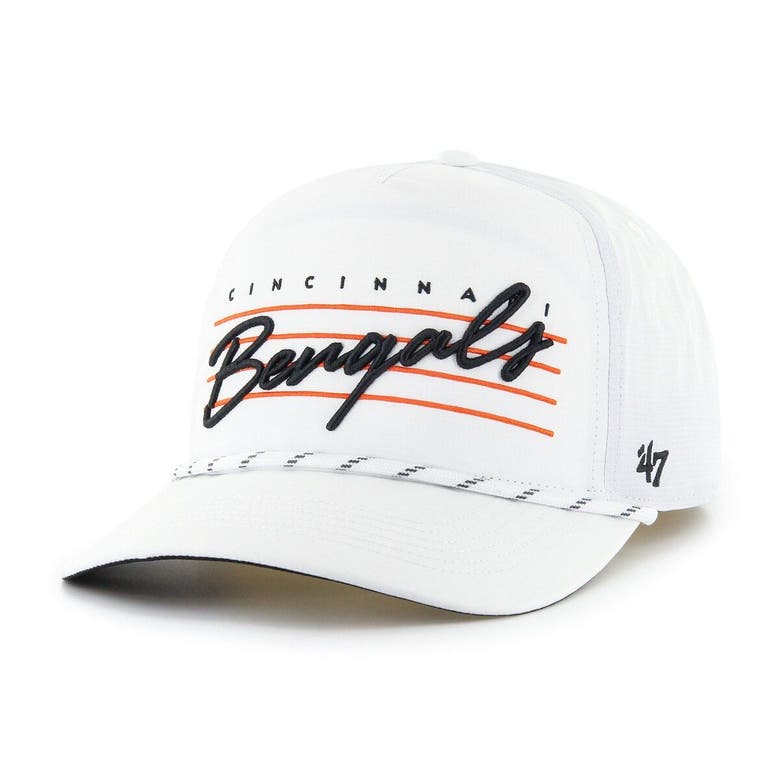 47 ' White Cincinnati Bengals Downburst Hitch Snapback Hat