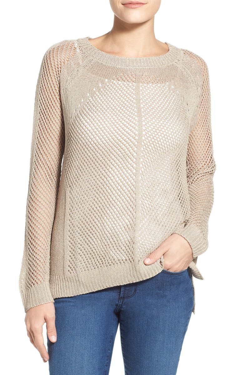 Matty M Open Stitch Sweater | Nordstrom