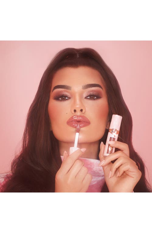 Charlotte Tilbury Pillow Talk Big Lip Plumpgasm Plumping Lip Gloss In Fair/medium