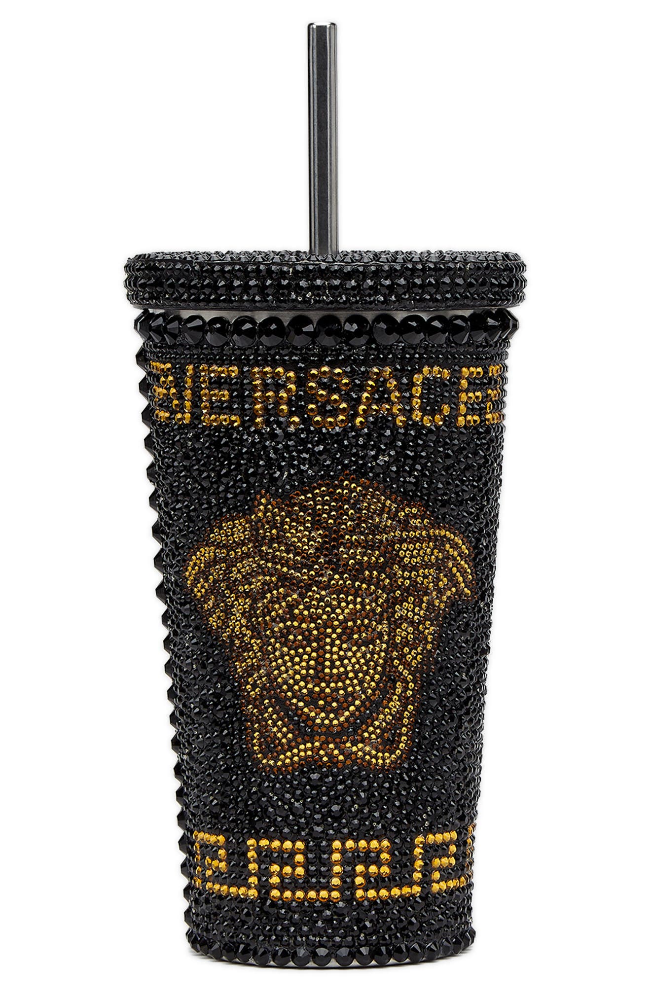 versace rhinestone cup