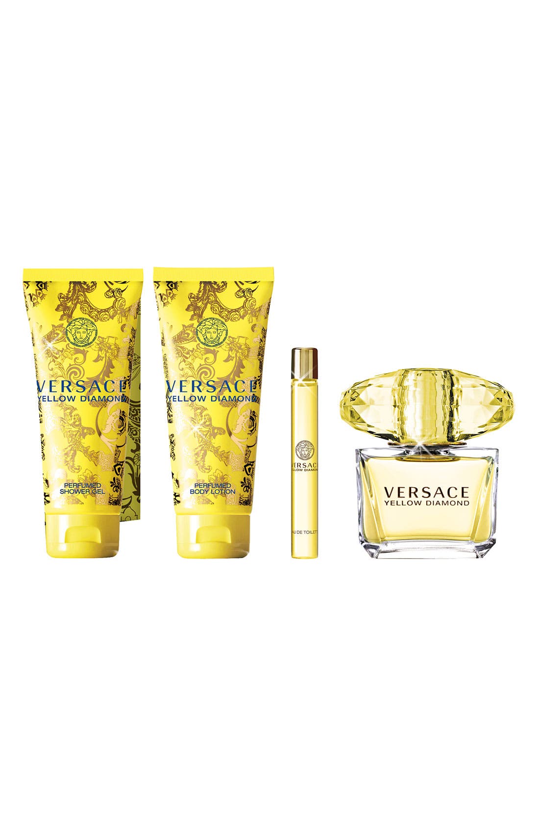 versace yellow diamond set