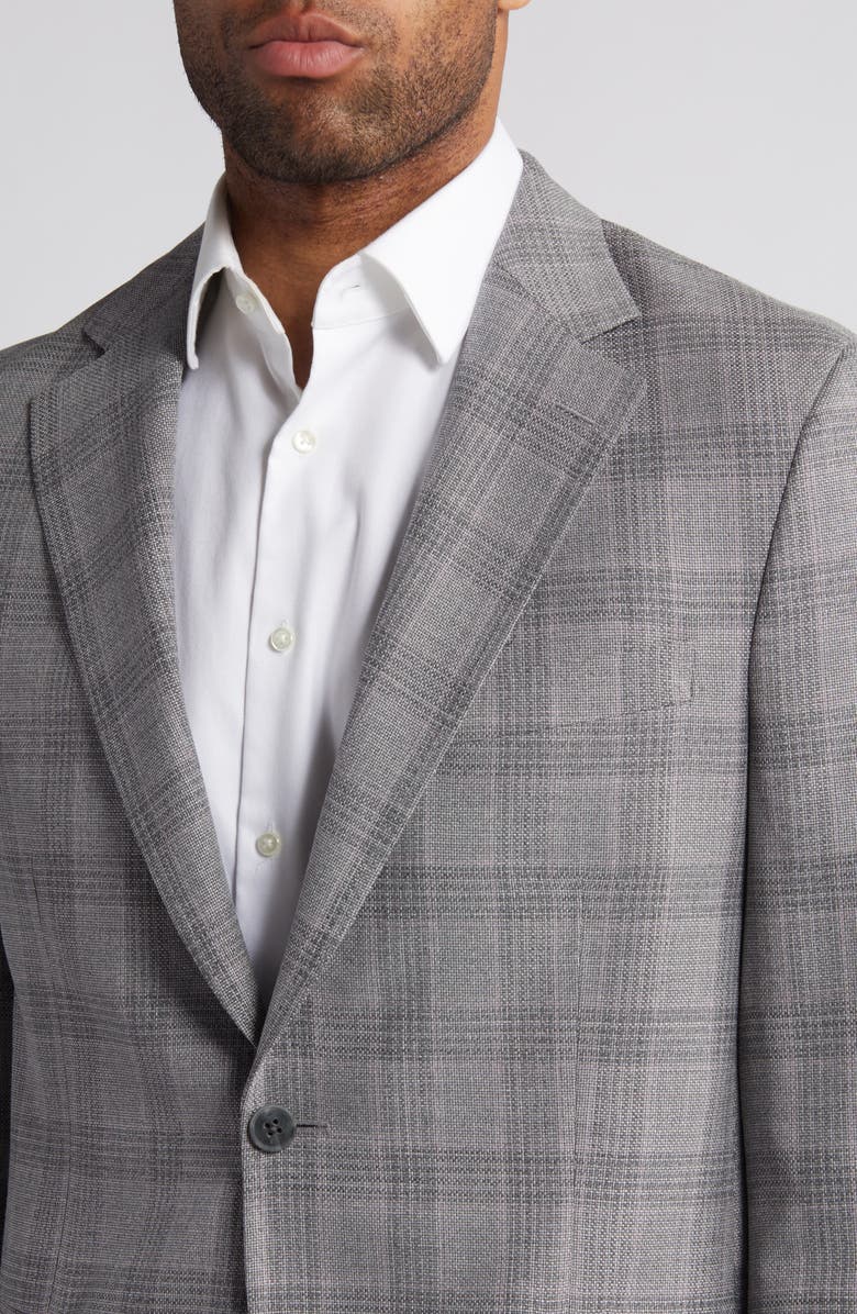 Peter Millar Hyperlight Soft Plaid Wool Sport Coat | Nordstrom