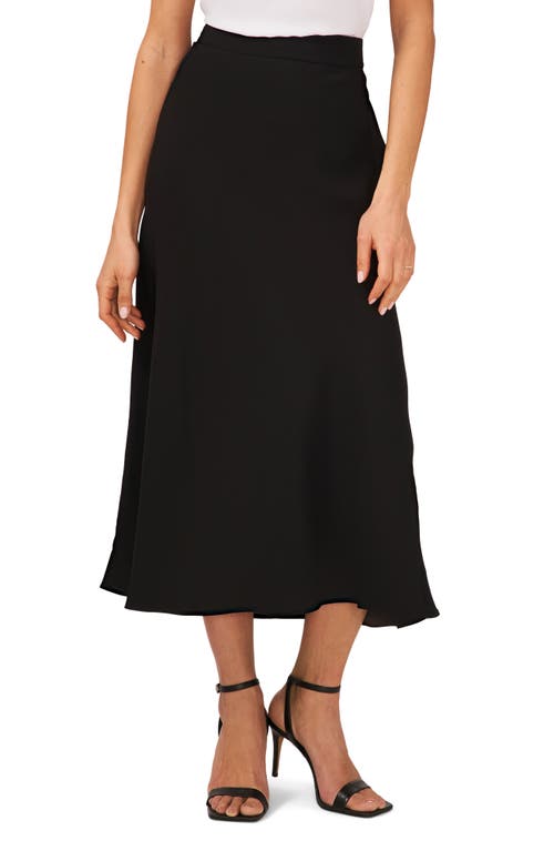 halogen(r) Pull-On A-Line Skirt in Rich Black