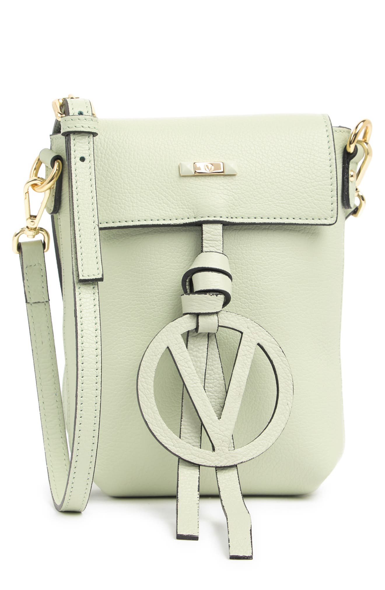 Valentino By Mario Valentino Salma Crossbody Bag In Aqua Green ModeSens