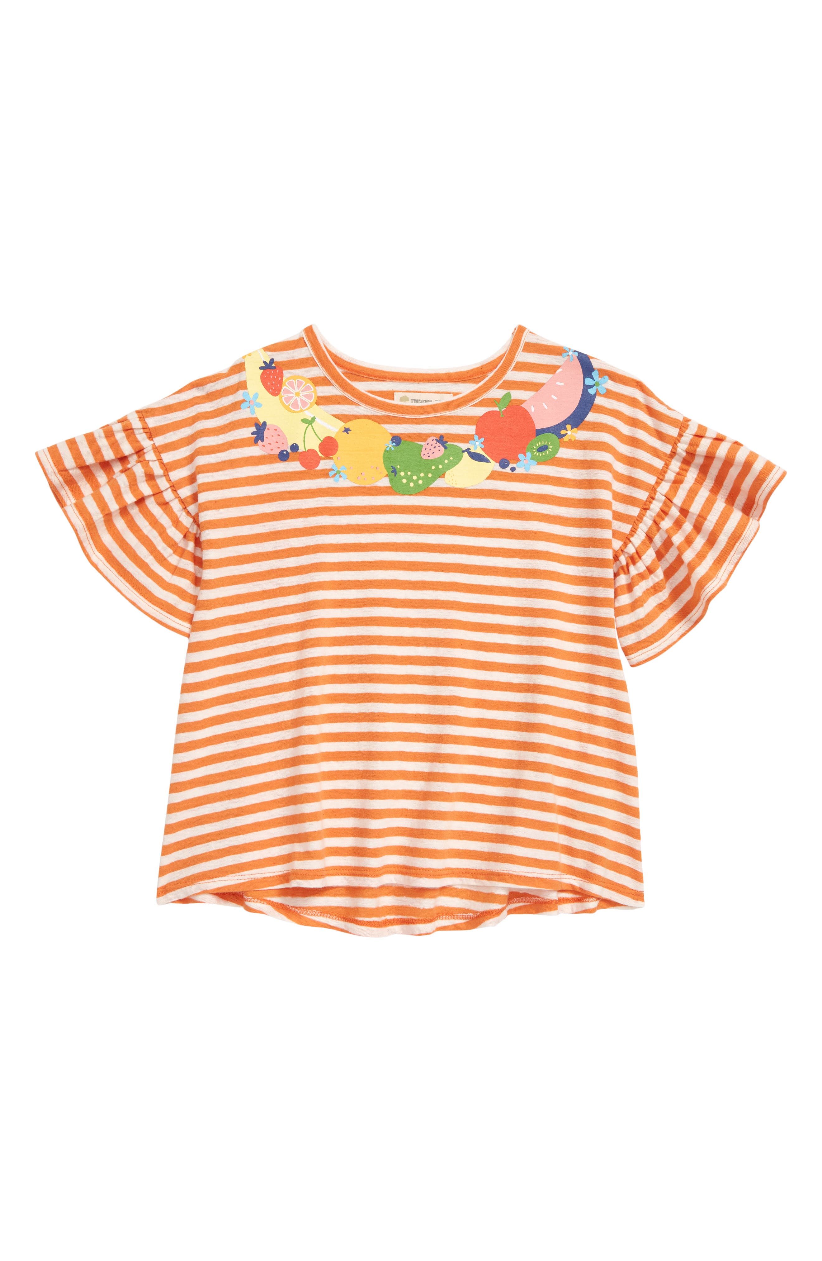 ruffle sleeve tee | Nordstrom