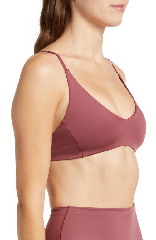 Left On Friday Sunday Bikini Top In Desert Plum