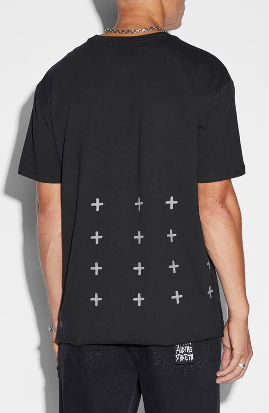 Shop Ksubi Conspiracy Biggie Cotton Graphic T-shirt In Black