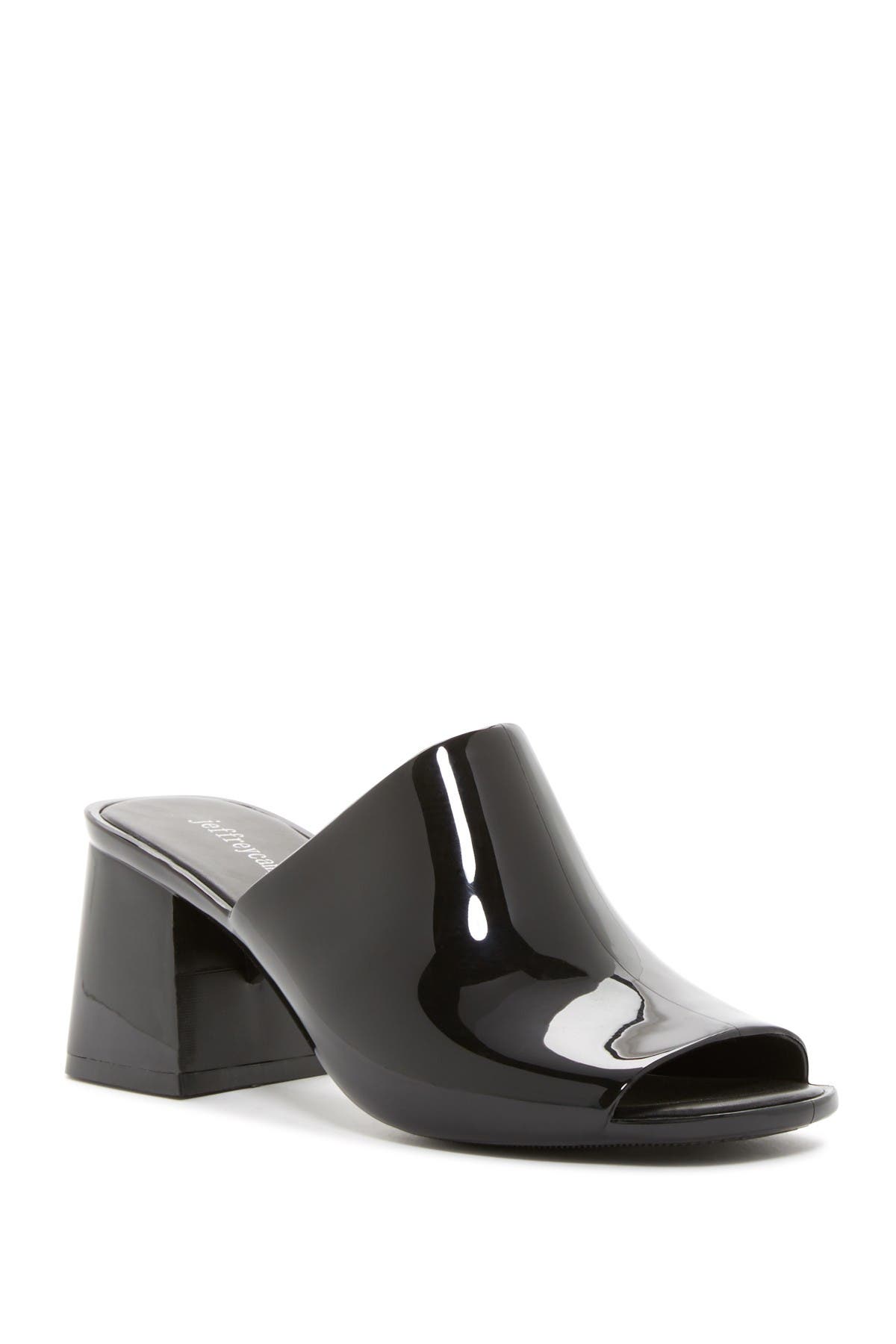 jeffrey campbell petra jelly block heel mule