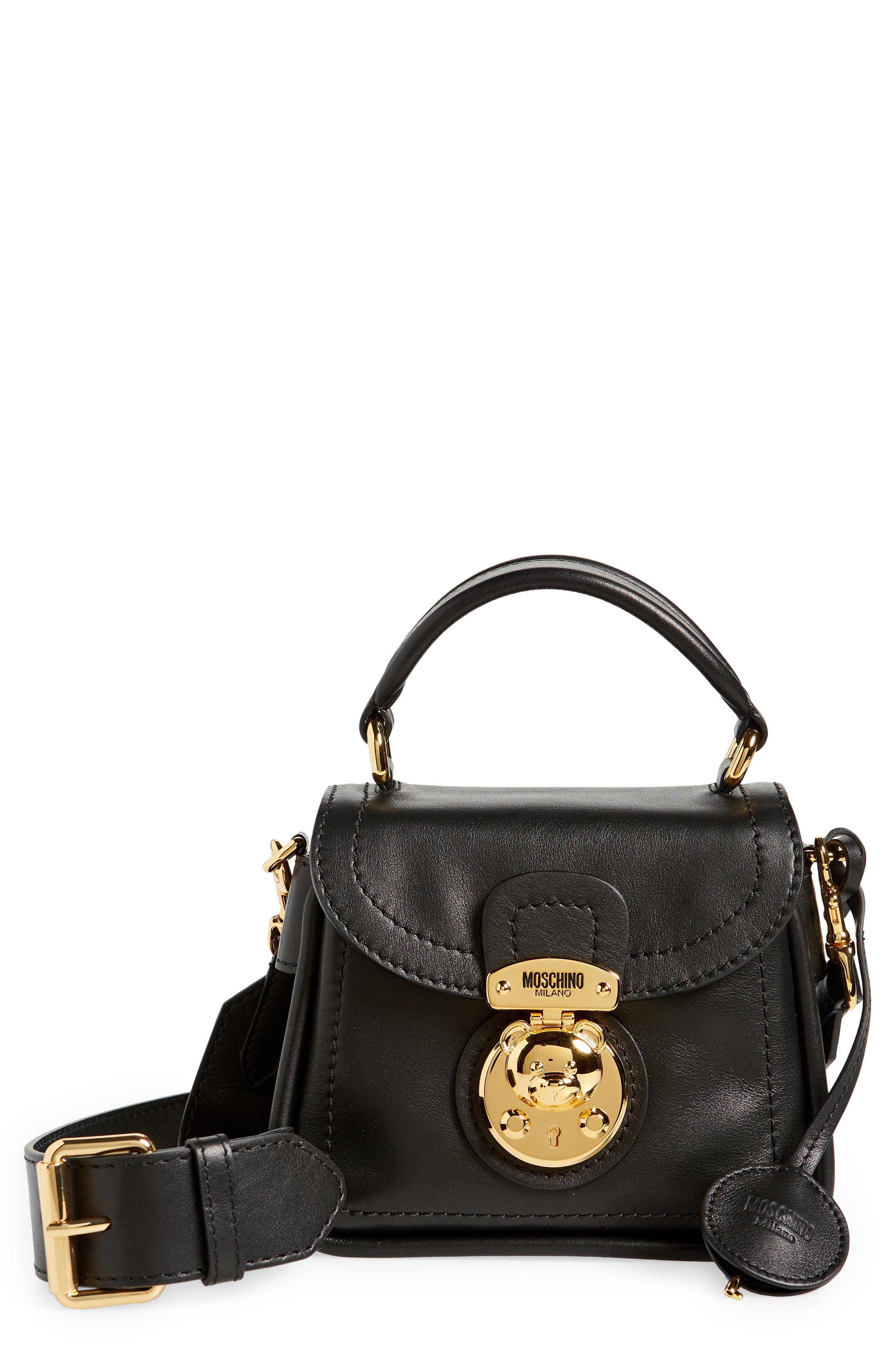 moschino lock bag