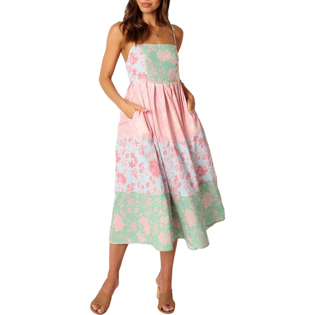 Petal And Pup Petal & Pup Shelby Mixed Floral Midi Sundress In Multi