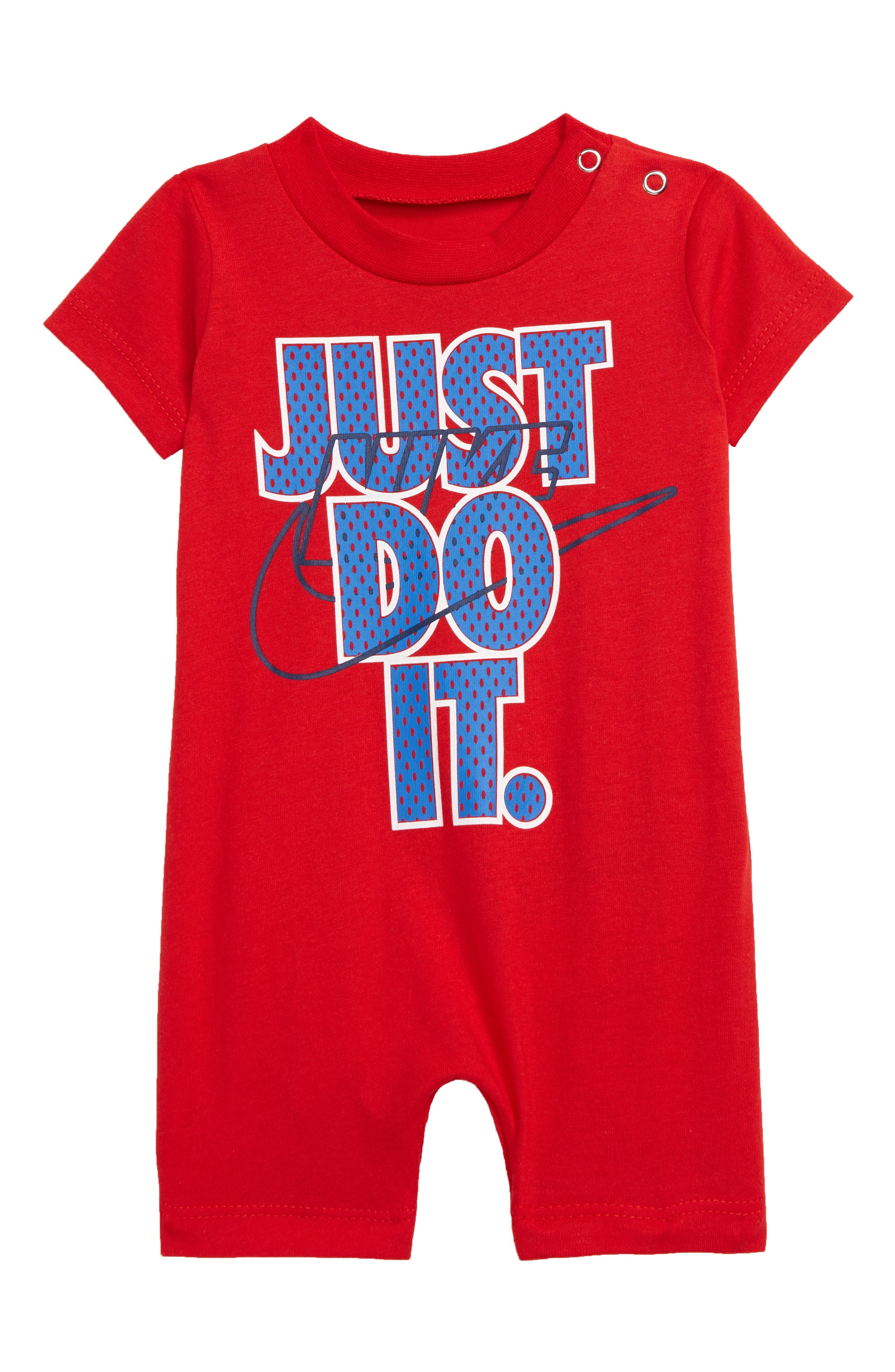 red nike onesie