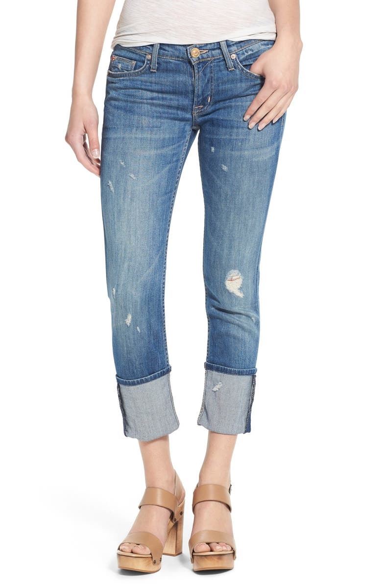 Hudson Jeans 'Muse' Cuff Crop Jeans | Nordstrom
