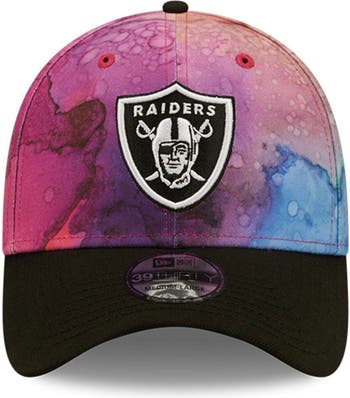 Las Vegas Raiders New Era 2022 NFL Crucial Catch Knit Hat - Pink