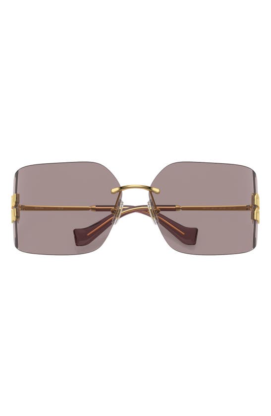 MIU MIU MIU MIU 80MM OVERSIZE IRREGULAR SUNGLASSES