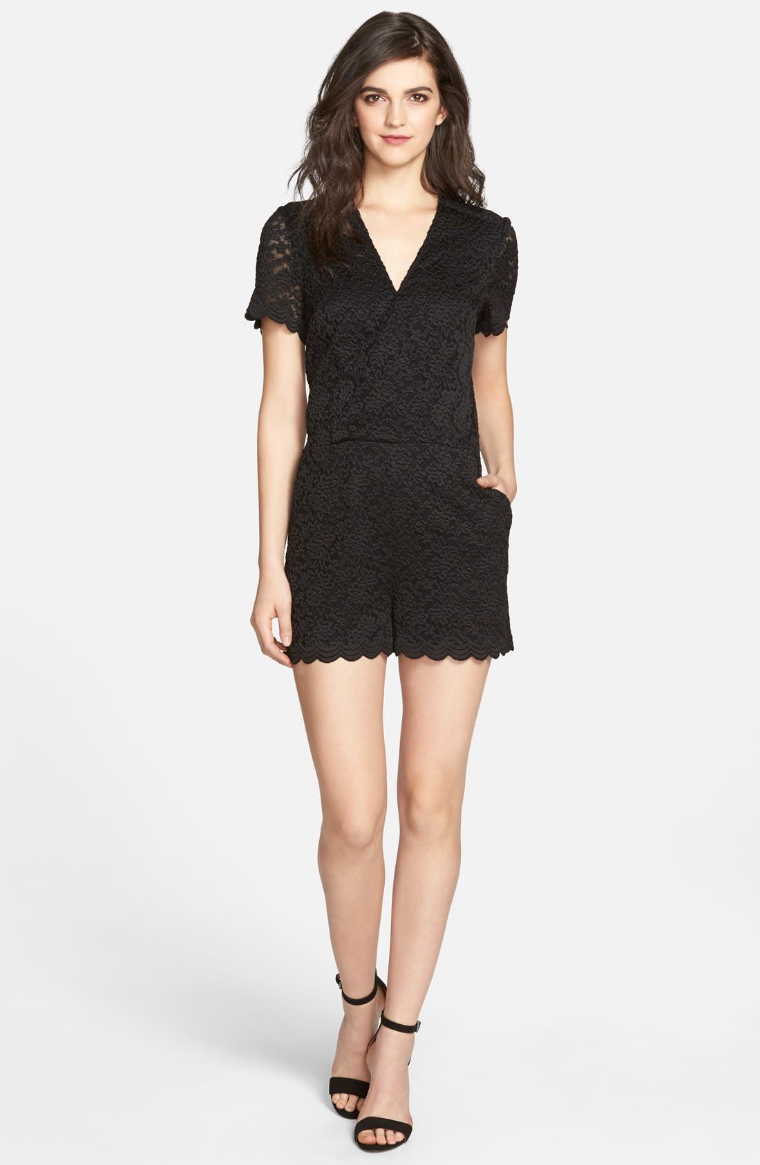 Chelsea28 Lace Romper Nordstrom