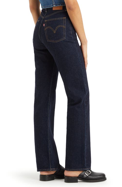 Shop Levi's Ribcage High Waist Straight Leg Jeans In Small Course