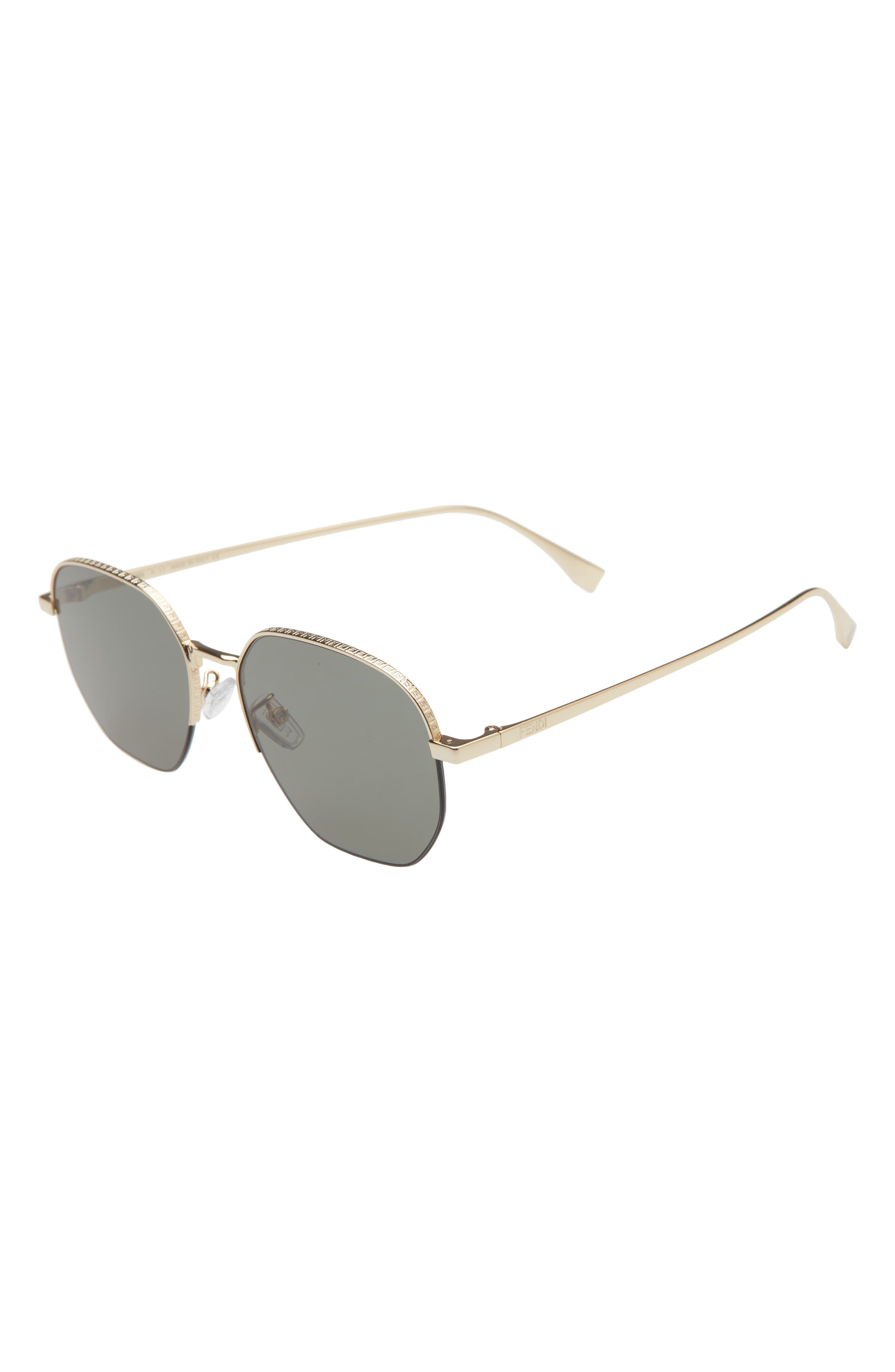 fendi 55mm navigator sunglasses