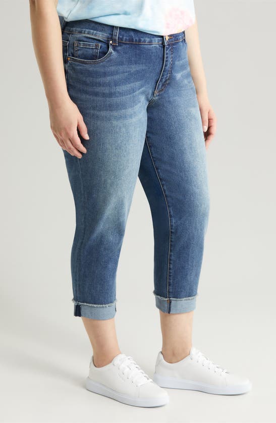 Shop Kut From The Kloth Amy Crop Straight Leg Jeans In Showcase