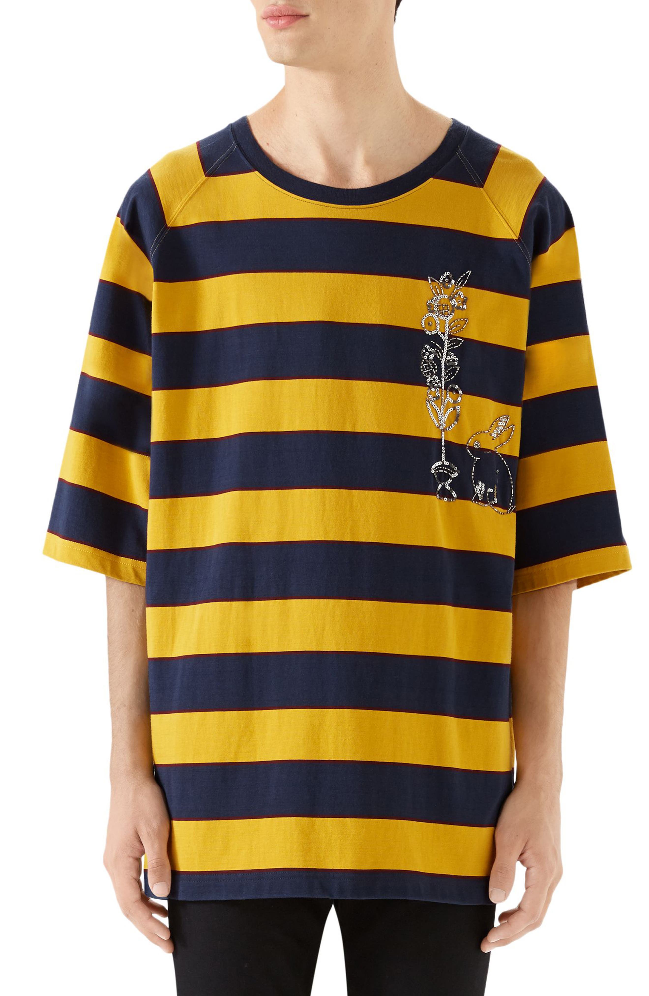 Gucci Stripe Crewneck T-Shirt | Nordstrom