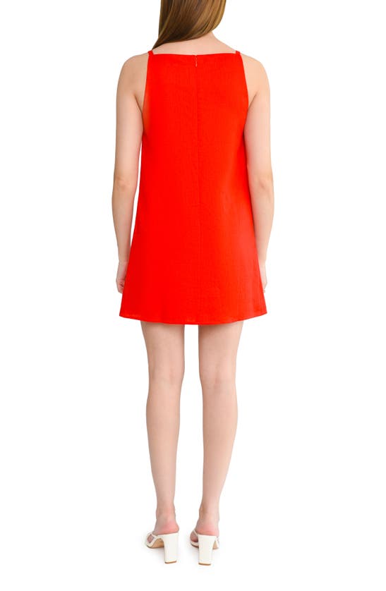 Shop Wayf Panama Minidress In Red