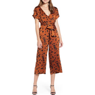 Bishop + Young Valencia Crop Jumpsuit, Brown