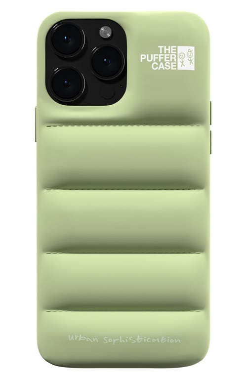 Urban Sophistication The Puffer Case iPhone 14 Pro Case in Matcha at Nordstrom, Size Iphone 15 Pro