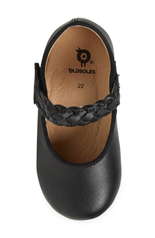 Old Soles Kids' Lady Plat Mary Jane In Nero
