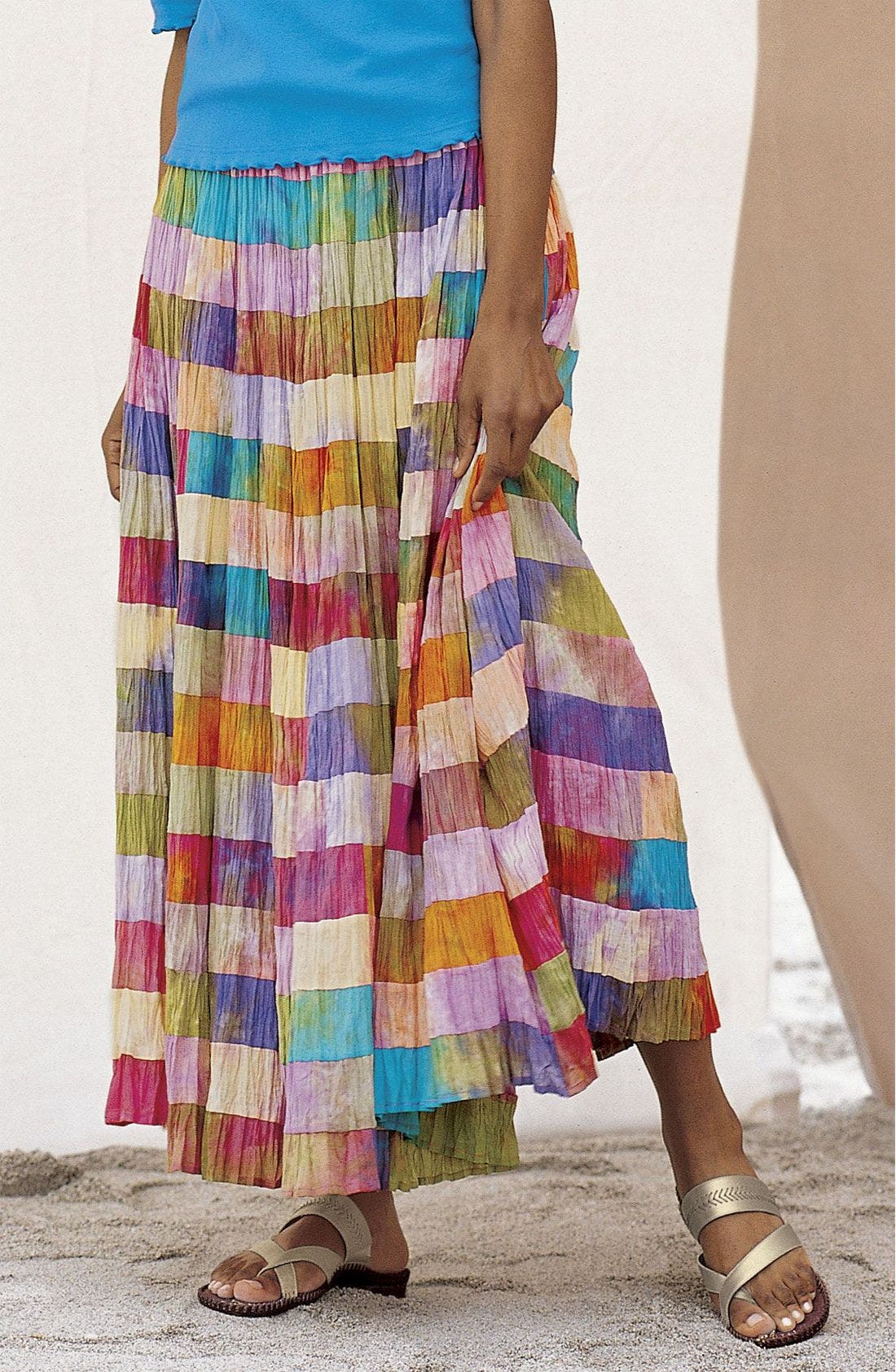 Patchwork Broomstick Skirt Nordstrom