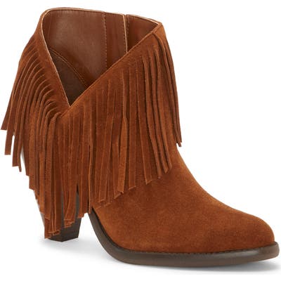 Jessica Simpson Jewles Fringe Bootie, Brown