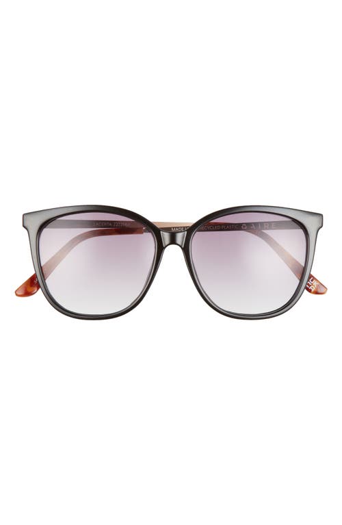AIRE Lacerta 54mm Gradient Square Sunglasses in Black