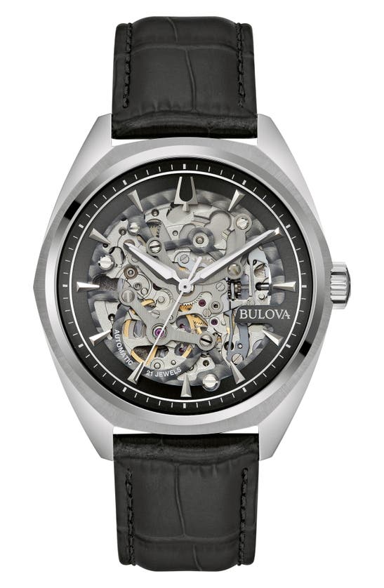Bulova Men Surveyor Watch In Silverone