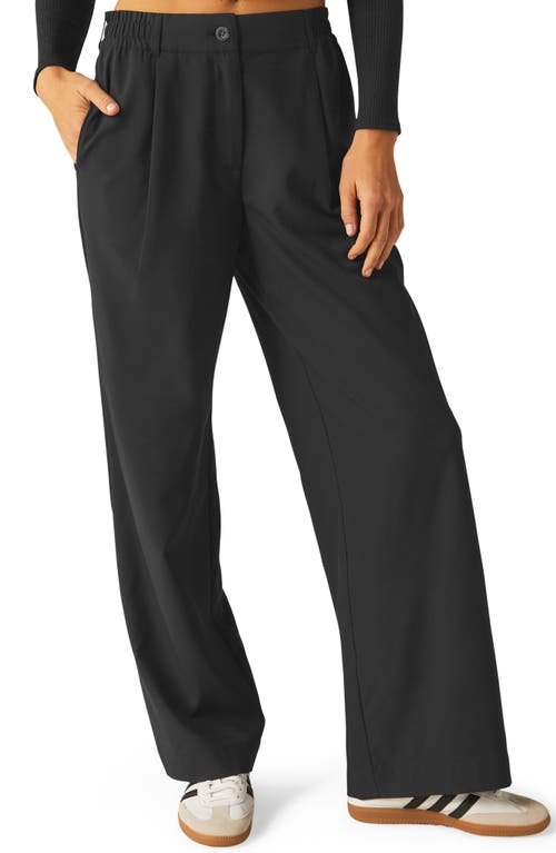 Shop Beyond Yoga Status Trousers In Black