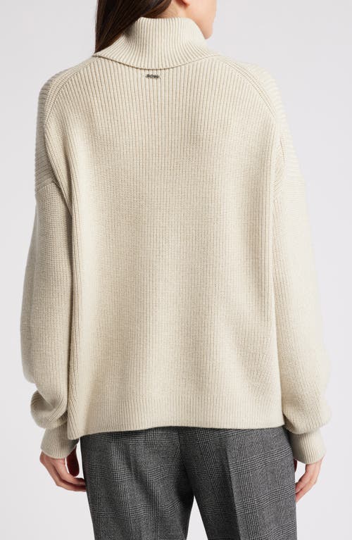 HUGO BOSS BOSS FERNADINA VIRGIN WOOL TURTLENECK SWEATER 