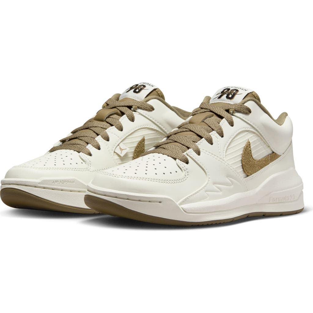 Jordan Stadium 90 Sneaker In Sail/brown Kelp/black