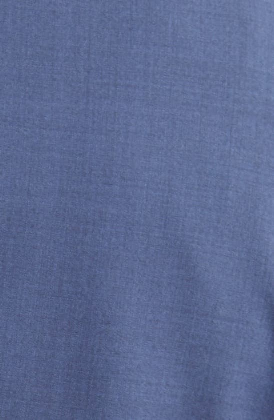 Shop Canali Siena Regular Fit Solid Blue Wool Suit