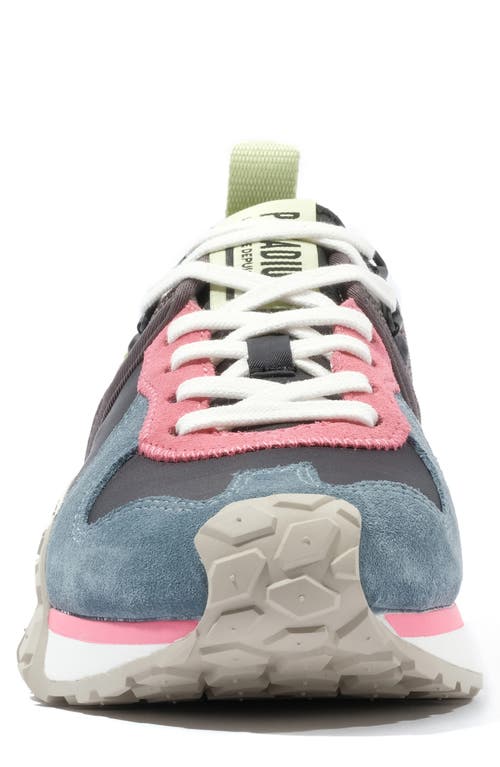 Palladium Troop Runner Sneaker In Black/goblin Blue
