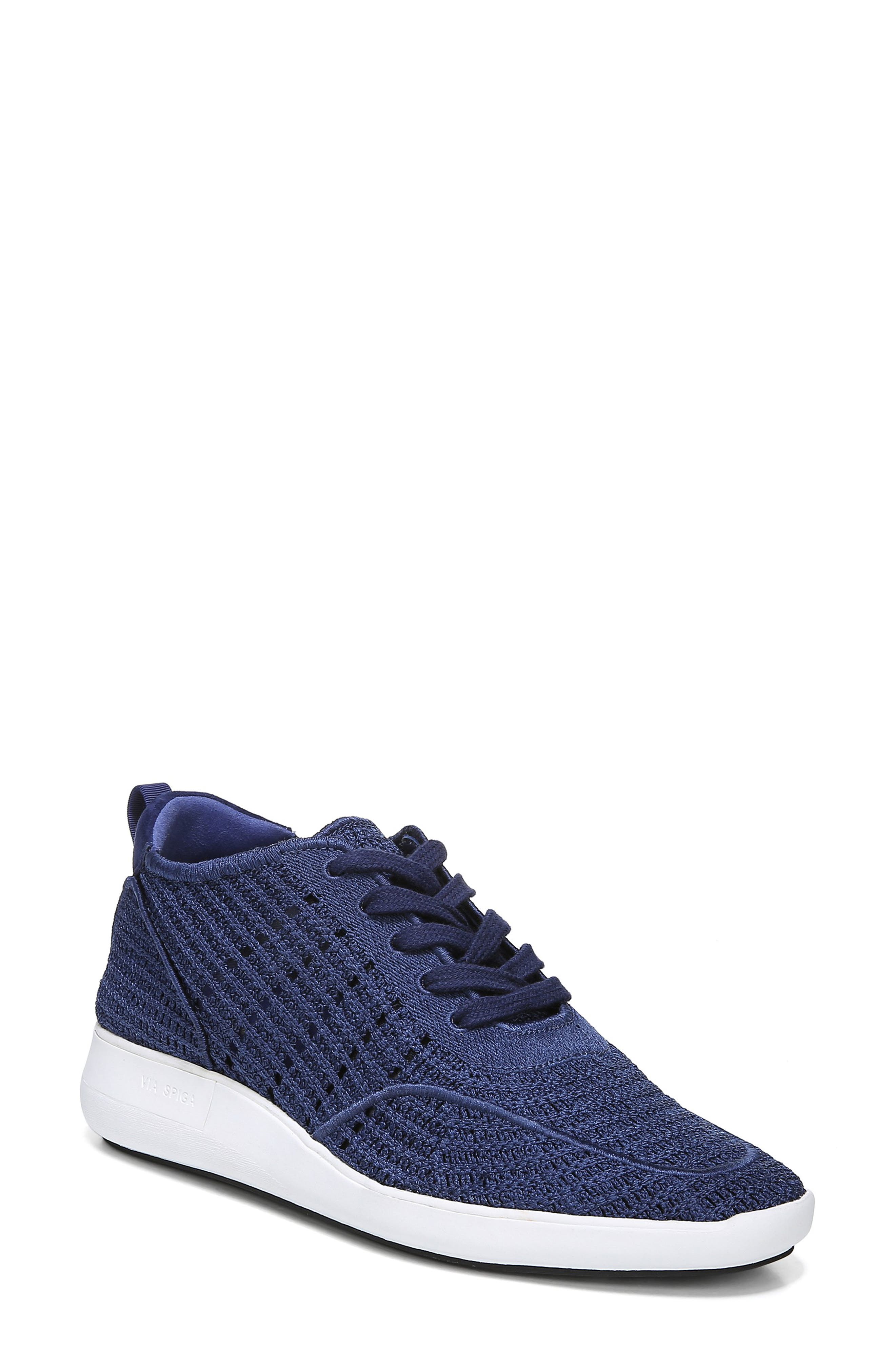 Via Spiga Macra Woven Sneaker, Blue