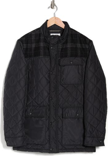 Cole haan mixed media quilted jacket hotsell