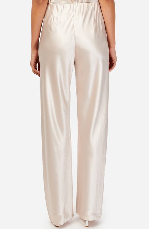 Shop Cami Nyc Bristol Satin Pants In Oat