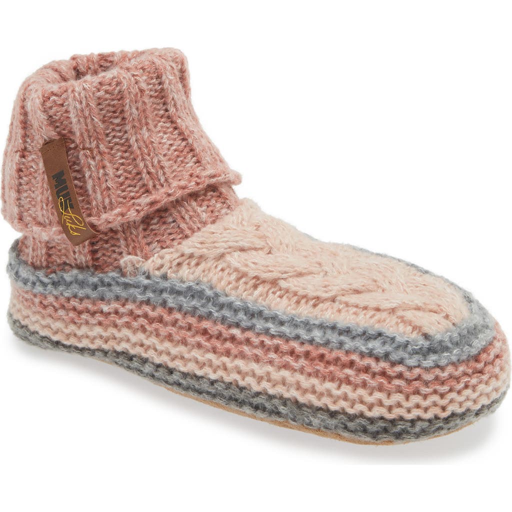 Muk Luks Slipper Socks In Peach