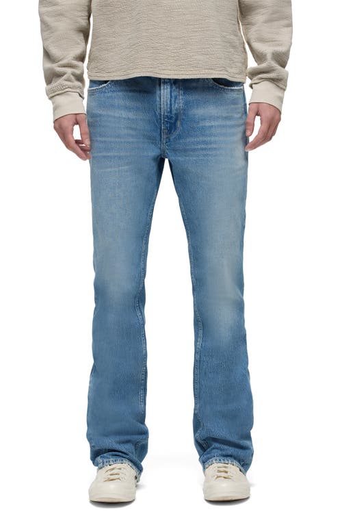 Shop Hudson Jeans Walker Kick Flare Jeans In Dust Blue